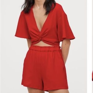 H&M Creped two-piece